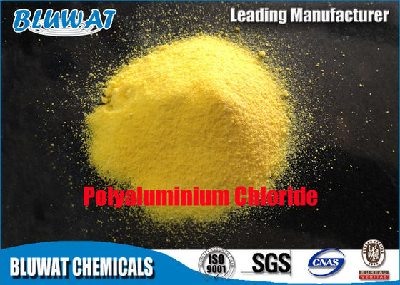 ซื้อ Bluwat Chemicals Polyaluminium Chloride PAC การตกตะกอน สีเหลืองอ่อน PH 3.0 - 5.0 การผลิตออนไลน์