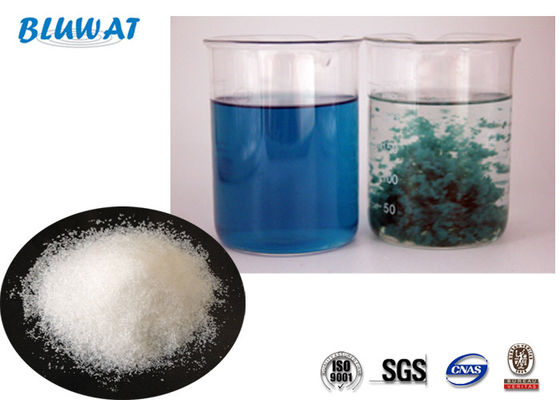 ซื้อ Blufloc C8040 น้ำหนักโมเลกุลสูง Cationation Polyacrylamide Sludge Dewatering Flocculant การผลิตออนไลน์