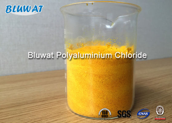 ซื้อ China Yellow PAC Coagulant Poly Aluminium Chloride สำหรับการบำบัดน้ำเสียสิ่งทอ 30% นาที การผลิตออนไลน์