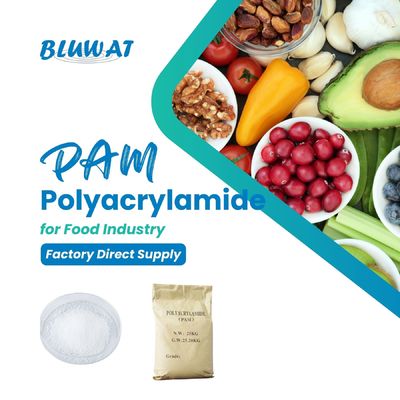 ซื้อ Polyelectrolyte Cationic Polyacrylamide Cpam สําหรับอุตสาหกรรมแปรรูปอาหาร การผลิตออนไลน์