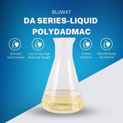 ซื้อ Pdadmac Pdmdaac โพลีเมอร์ฟลอคคูลันท์ Polydadmac สําหรับการดื่มและการบํารุงน้ําเสีย การผลิตออนไลน์