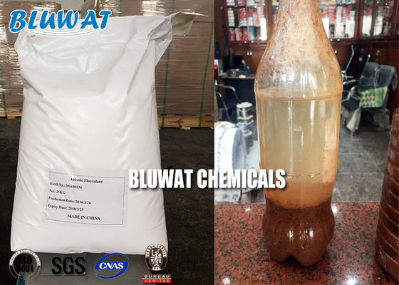 ซื้อ Blufloc APAM โพลีเมอร์โพลิเมอร์ที่มีน้ำหนักโมเลกุลสูง Polyacrylamide Anionic Polyacrylamide การผลิตออนไลน์