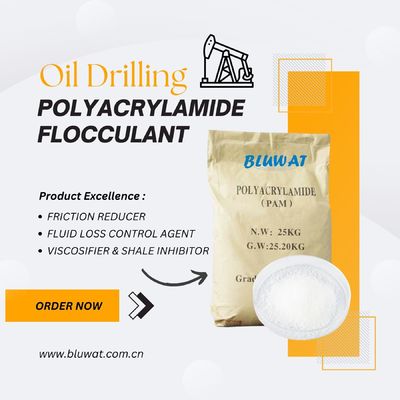 ซื้อ การปรับปรุงการฟื้นฟูน้ํามัน Polyacrylamide Polyelectrolyte EOR Polymer Reducer of Friction การผลิตออนไลน์