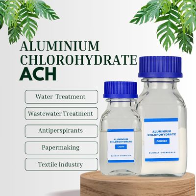 ซื้อ ACH อลูมิเนียม คลอโรไฮดราต ขนาดผง น้ําเหลว สําหรับการบําบัดน้ํา เครื่องสําอางและสารต้านกระจก การผลิตออนไลน์