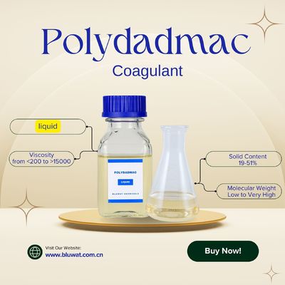 ซื้อ PolyDADMAC Polydiallyldimethylammonium Chloride ชําระน้ํา การผลิตออนไลน์