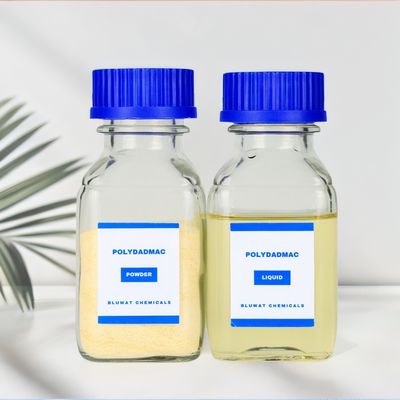 ซื้อ PolyDADMAC น้ําเหลว Cationic Flocculant Polymer Coagulant สําหรับการบําบัดน้ําและน้ําเสียในกาตาร์ การผลิตออนไลน์