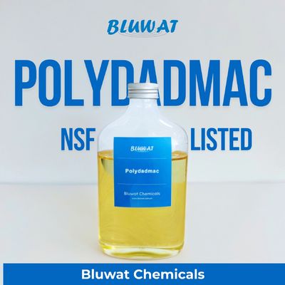 ซื้อ NSF ได้รับการรับรอง Pdda Dadmak Polydadmac Coagulant Flocculant สำหรับการบำบัดน้ำดื่ม การผลิตออนไลน์