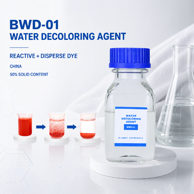 ซื้อ 50% -55% เนื้อหาแข็ง BWD-01 สารล้างสีน้ําสําหรับน้ําเสียสีปฏิกิริยาและกระจายในจีน การผลิตออนไลน์