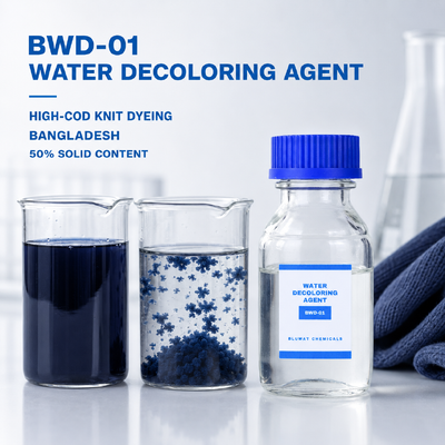 ซื้อ BWD-01 สารล้างสีน้ํา 50%-55% สําหรับน้ําล้างสีผ้าปูที่มี COD สูงในบังคลาเทศ การผลิตออนไลน์