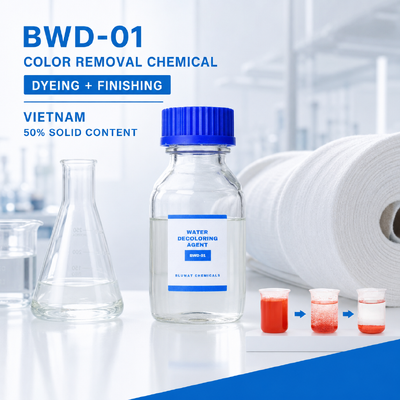 ซื้อ BWD-01 สารเคมีในการกําจัดสีสําหรับการสีผ้าและบํารุงน้ําเสียในเวียดนาม การผลิตออนไลน์