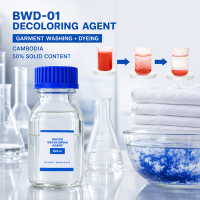 ซื้อ BWD-01 สารล้างสีสําหรับน้ําล้างและสีเสื้อผ้าในกัมพูชา การผลิตออนไลน์
