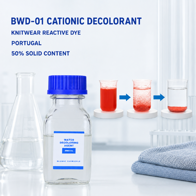 ซื้อ BWD-01 สารลอกสีคาเทออนสําหรับผ้าเข็ม สีปฏิกิริยาน้ําเสียในโปรตุเกส การผลิตออนไลน์