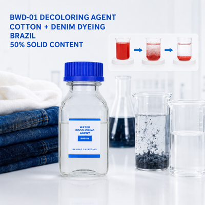 ซื้อ BWD-01 สารกำจัดสีสำหรับน้ำเสียจากการย้อมฝ้ายและเดนิมในบราซิล การผลิตออนไลน์