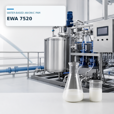 ซื้อ Blufloc EWA 7520 อีมูลชั่น PAM อานิออนิกบนพื้นฐานน้ําที่มีน้ําหนักโมเลกุลสูงมากและระดับอานิออนิกกลางสําหรับการเติมยาอัตโนมัติ การผลิตออนไลน์