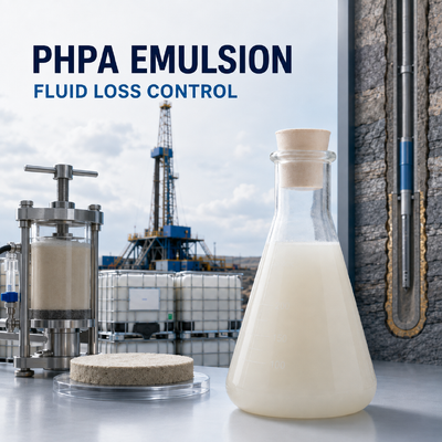 ซื้อ สารเติมแต่งลดการสูญเสียของเหลว PHPA สำหรับน้ำโคลนเจาะฐานน้ำ การผลิตออนไลน์