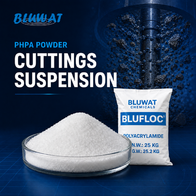 ซื้อ ผง PHPA น้ำหนักโมเลกุลสูงที่มีปริมาณของแข็งขั้นต่ำ 89% สำหรับสารเติมแต่งโคลนเจาะโคพอลิเมอร์ชนิดประจุลบที่ละลายน้ำได้ การผลิตออนไลน์