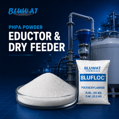 ซื้อ การเตรียมผง PHPA ด้วย Polymer Eductor หรือ Dry Feeder การผลิตออนไลน์