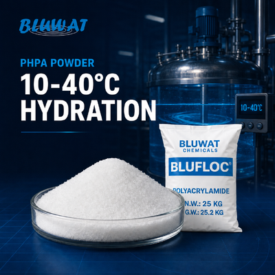 ซื้อ PHPA Powder Hydration ใน 10-40 องศาเซลเซียส การผลิตออนไลน์