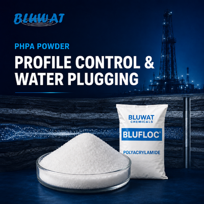 ซื้อ PHPA Powder สำหรับการควบคุมโปรไฟล์และการอุดน้ำในแหล่งน้ำมัน การผลิตออนไลน์