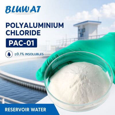 ซื้อ 0.1% สูงสุด ไม่ละลาย 25 กิโลกรัม ถุง PAC-01 Polyaluminium Chloride สําหรับการทําความสะอาดน้ําในบ่อ การผลิตออนไลน์