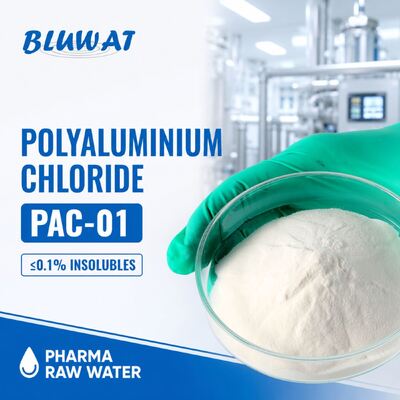 ซื้อ PAC-01 สเปรย์แห้ง Polyaluminium Chloride ขนาด 0.1% สูงสุด ไม่ละลายสําหรับการปรุงปรุงน้ํายา การผลิตออนไลน์