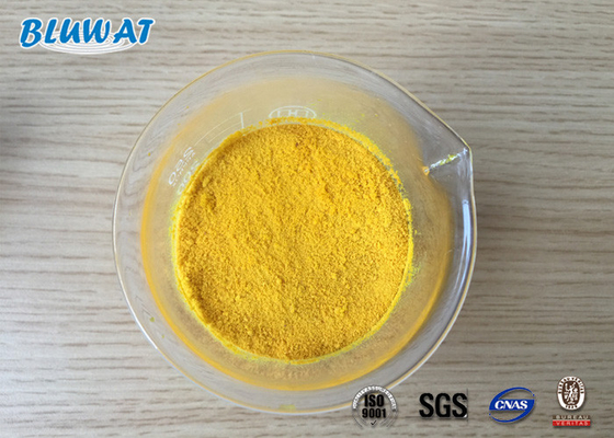 เกรดอุตสาหกรรม Polyaluminium Chloride Pac Yellow Powder Spray Drying Powder Water Treatment Chemicals