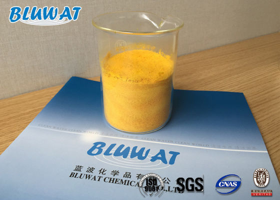 การบำบัดน้ำ Flocculant Blufloc PAC Chemical Auxiliary Agent CAS 1327-41-9