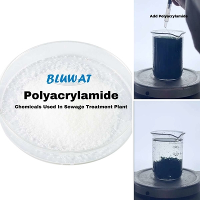 เคมีภัณฑ์ Polyacrylamide Polyelectrolyte Flocculants โรงบำบัดน้ำเสีย 25 ล้าน