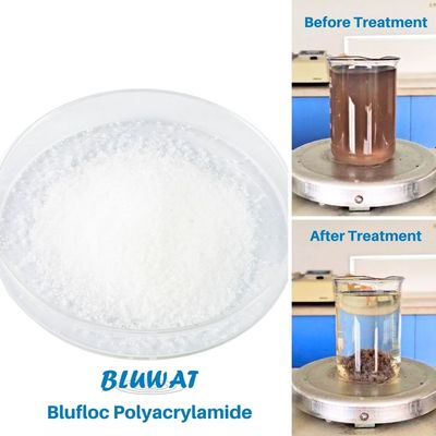 โพลิเมอร์บำบัดน้ำเสีย Polyelectrolyte Flocculant 9003-05-8 Sludge Dewatering