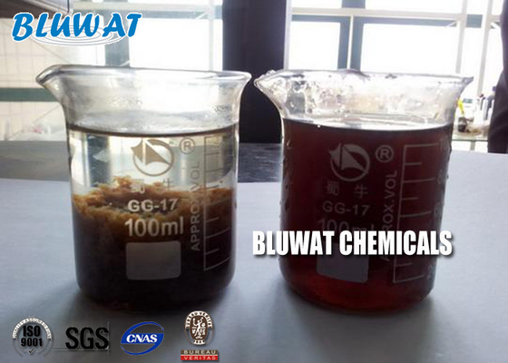 การกำจัดสีของสารละลายคาร์บอนไดออกไซด์ของสารละลาย CETIC Polyelectrolyte