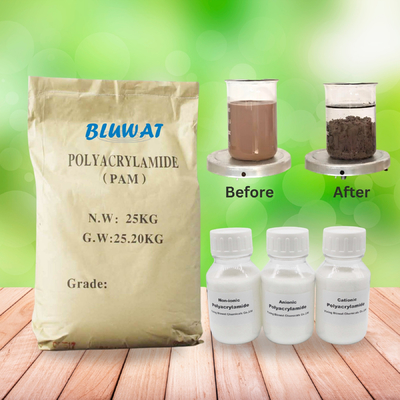 Blufloc AA6518 โพลีเอเลคโทรลิต โพลีอาครีลามิด โพลีเมอร์ที่ใช้ในการทําความสะอาดน้ํา