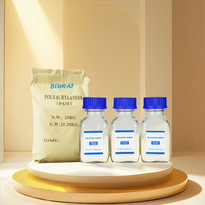 Blufloc Polyacrylamide Flocculant ประสิทธิภาพสําหรับการทําเหมืองแร่ น้ํามัน สาขาอุตสาหกรรมน้ําตาล น้ําเสียเทศบาล