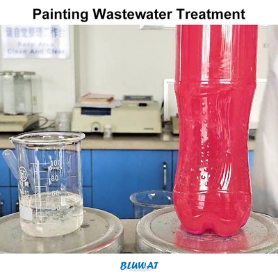 พ่นสี Water Decoloring Agent การบำบัดน้ำเสีย สี กำจัดสารเคมี