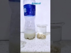 การทดสอบกระป๋องการบําบัดน้ําเสียแบบตัดของเหลว โดยใช้สารประกอบและสารระบาย