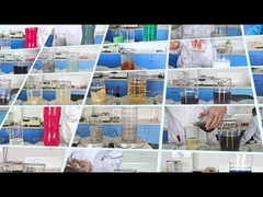 กรณีการบําบัดน้ําเสีย กระปุกทดสอบการทดสอบความรู้สึกด้วยสารประกอบและสารระบายน้ํา