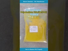 วิธีการละลายโพลีอัลลูมิเนียมเคลอไรด์ (PAC) สําหรับการบําบัดน้ํา