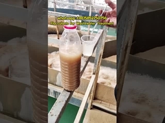 การทดสอบการระบายน้ําโพลียาครีแลมิดในโรงบําบัดน้ําเสีย