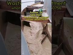 Polyacrylamide Polymers Flocculant สําหรับการบําบัดน้ําเสียในโรงงานทราย
